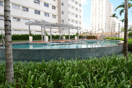 Área comum - Piscina de apartamento para alugar com 3 quartos, 124m² em Cambuí, Campinas