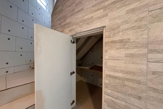 Sala e Cozinha Americana de casa de condomínio para alugar com 2 quartos, 165m² em Vargem Pequena, Rio de Janeiro