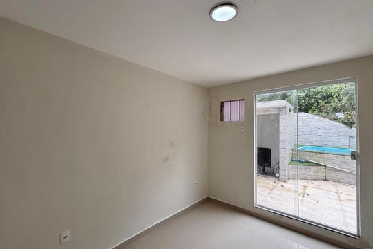 Suíte 1 de casa de condomínio para alugar com 2 quartos, 165m² em Vargem Pequena, Rio de Janeiro