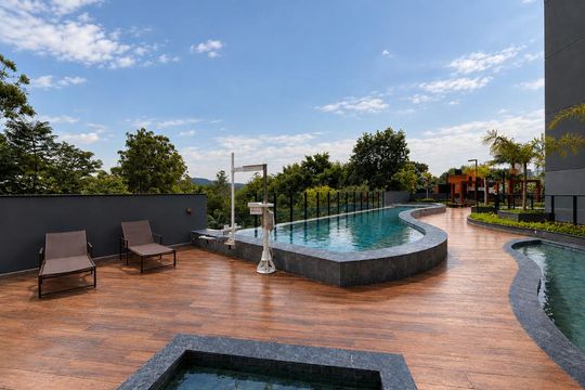 Área comum - Piscina de apartamento para alugar com 3 quartos, 98m² em Alphaville Empresarial, Barueri
