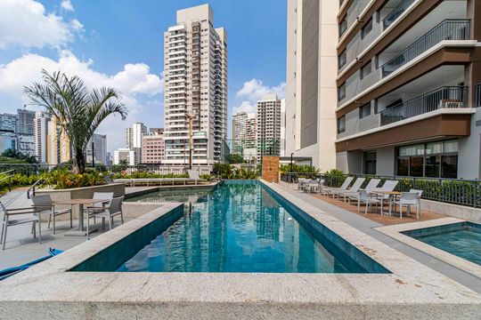 Área comum de apartamento para alugar com 3 quartos, 120m² em Butantã, São Paulo