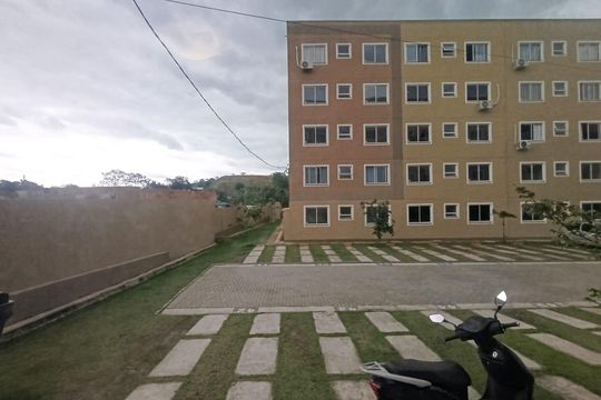 Quarto 1-vista de apartamento para alugar com 2 quartos, 40m² em Jardim Alvorada, Nova Iguaçu
