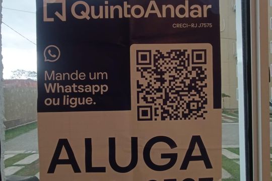 Placa de apartamento para alugar com 2 quartos, 40m² em Jardim Alvorada, Nova Iguaçu