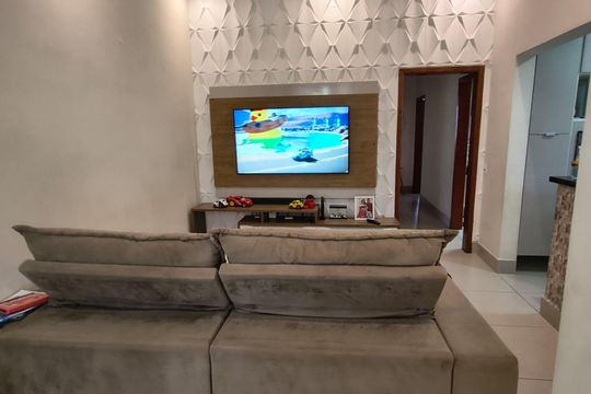 Sala de casa à venda com 3 quartos, 115m² em Jardim Veneza, Indaiatuba