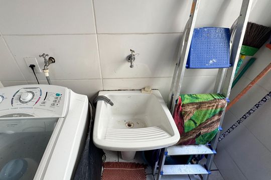 Área de Serviço de apartamento à venda com 2 quartos, 62m² em Paulicéia, São Bernardo do Campo