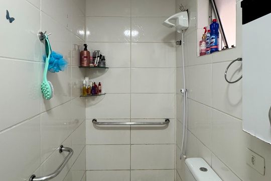 Banheiro Social de apartamento à venda com 2 quartos, 62m² em Paulicéia, São Bernardo do Campo