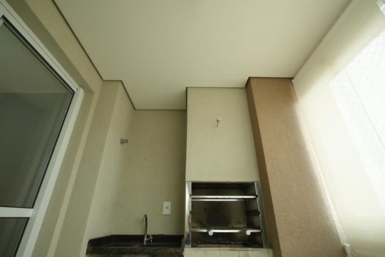 Varanda gourmet de apartamento para alugar com 2 quartos, 53m² em Vila Scarpelli, Santo André