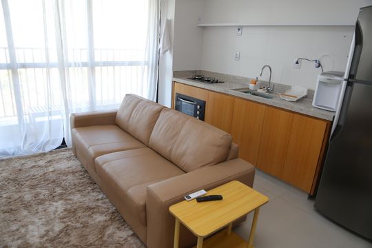 Sala de apartamento para alugar com 2 quartos, 72m² em Setor Marista, Goiânia