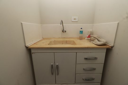 Cozinha de kitnet/studio para alugar com 1 quarto, 25m² em Vila Sao Geraldo, São Paulo