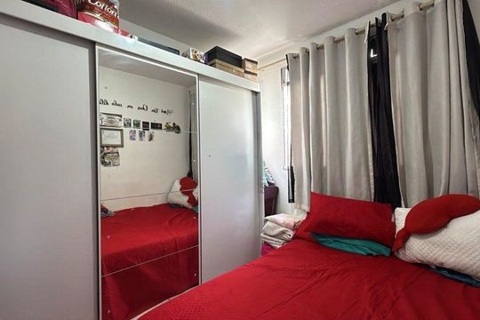 quarto 2 de apartamento à venda com 2 quartos, 42m² em Califórnia, Contagem