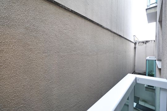 Vista da suíte de apartamento à venda com 2 quartos, 50m² em Vila Scarpelli, Santo André