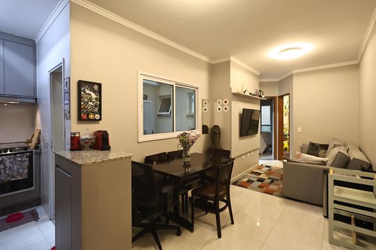 Apartamento à venda com 2 quartos, 50m² em Vila Scarpelli, Santo André