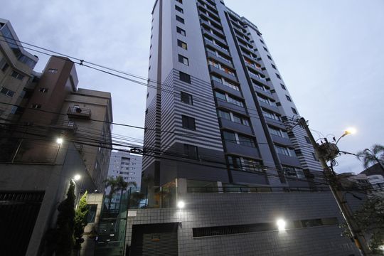 Fachada de apartamento à venda com 3 quartos, 110m² em Buritis, Belo Horizonte