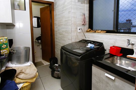 Área de Serviço de apartamento à venda com 3 quartos, 110m² em Buritis, Belo Horizonte