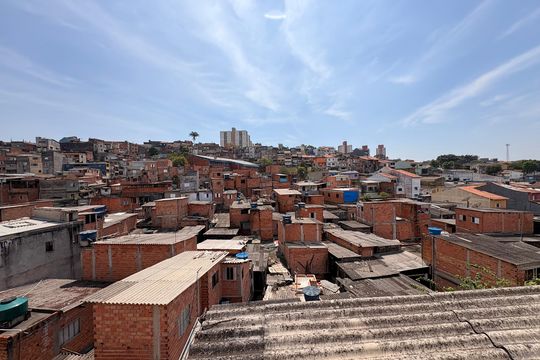Vista de casa para alugar com 1 quarto, 40m² em Jardim Santa Cristina, Santo André