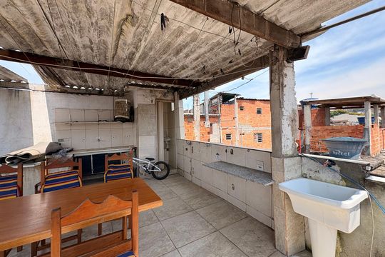 Área comum de casa para alugar com 1 quarto, 40m² em Jardim Santa Cristina, Santo André
