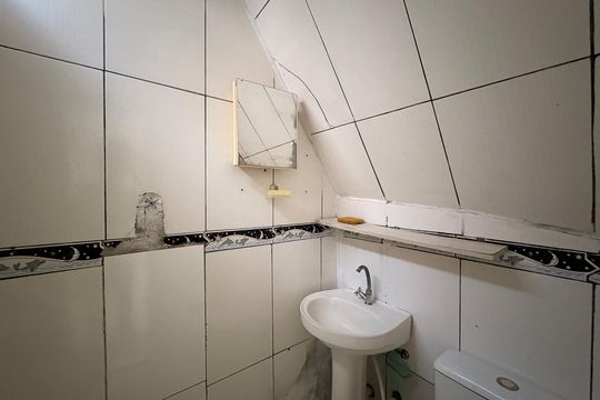 Banheiro de casa para alugar com 1 quarto, 40m² em Jardim Santa Cristina, Santo André