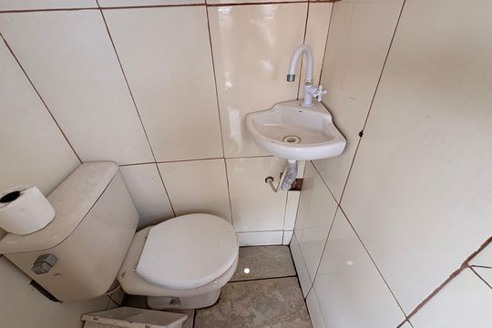 Área comum de casa para alugar com 1 quarto, 40m² em Jardim Santa Cristina, Santo André