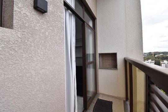 Sacada do Studio de apartamento à venda com 1 quarto, 35m² em Mossunguê, Curitiba