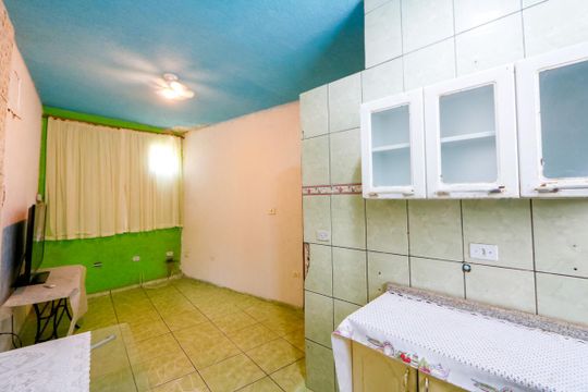 Sala/Cozinha de apartamento para alugar com 2 quartos, 60m² em Jardim Cerqueira Leite, Mauá