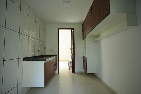 Cozinha de apartamento à venda com 2 quartos, 54m² em Jardim Alvorada, Santo André