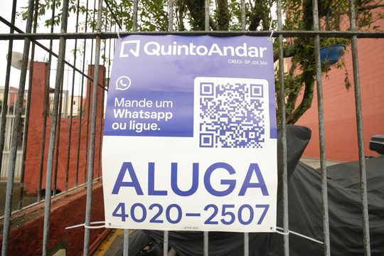 Placa de apartamento à venda com 2 quartos, 54m² em Jardim Alvorada, Santo André