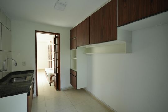 Cozinha de apartamento à venda com 2 quartos, 54m² em Jardim Alvorada, Santo André