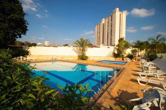 Área comum - Piscina de apartamento para alugar com 2 quartos, 55m² em Jardim Miranda, Campinas