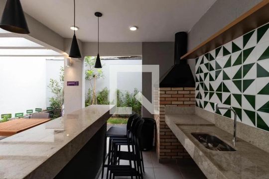Área comum - Churrasqueira de apartamento à venda com 2 quartos, 43m² em Lapa de Baixo, São Paulo