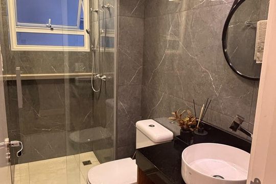 Banheiro 2 de apartamento à venda com 3 quartos, 82m² em Balneário Tropical, Paulínia