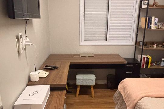 Quarto 2 de apartamento à venda com 3 quartos, 82m² em Balneário Tropical, Paulínia