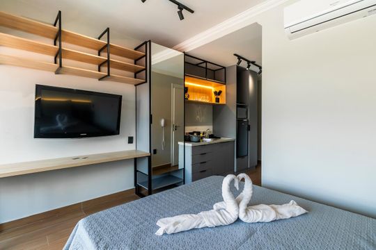 Sala/Quarto de apartamento à venda com 1 quarto, 26m² em Vila Primavera, São Paulo