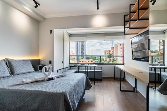 Sala/Quarto de apartamento à venda com 1 quarto, 26m² em Vila Primavera, São Paulo