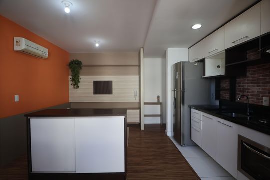 Sala/Cozinha de apartamento para alugar com 2 quartos, 45m² em Estância Velha, Canoas