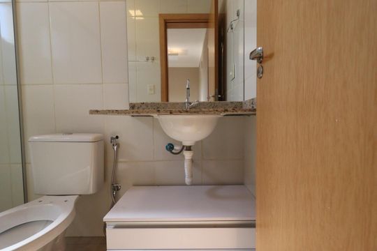 Banheiro da Suíte de apartamento para alugar com 2 quartos, 65m² em Nova Aliança, Ribeirão Preto