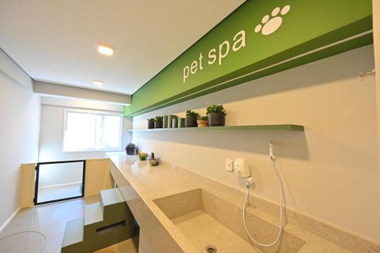 Área comum - Dog Shower de apartamento à venda com 1 quarto, 27m² em Planalto Paulista, São Paulo