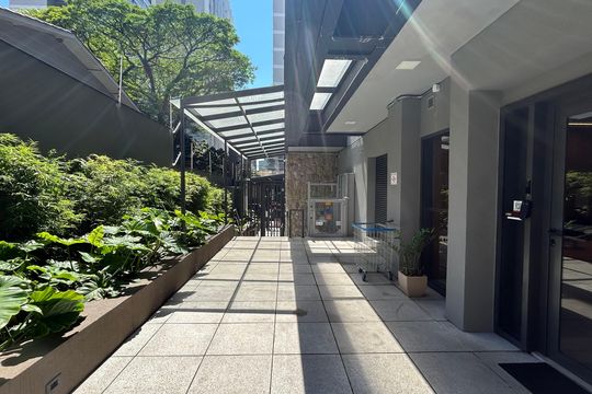 Hall de entrada de apartamento para alugar com 1 quarto, 36m² em Santo Amaro, São Paulo