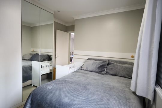 Suíte 1 de apartamento para alugar com 2 quartos, 57m² em Jaguaribe, Osasco