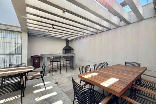 Área comum - Churrasqueira de apartamento à venda com 1 quarto, 34m² em Vila da Saúde, São Paulo