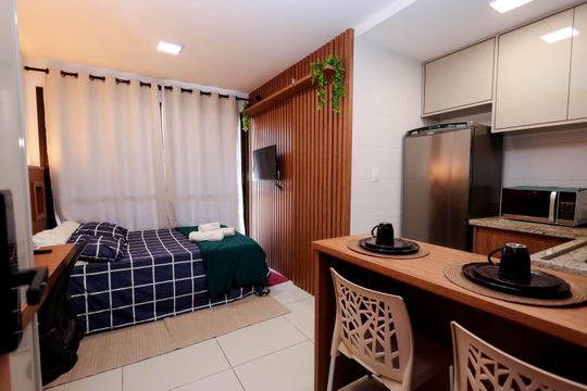 Studio de kitnet/studio para alugar com 1 quarto, 35m² em Caminho das Árvores, Salvador