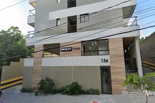 Fachada de kitnet/studio para alugar com 1 quarto, 35m² em Caminho das Árvores, Salvador