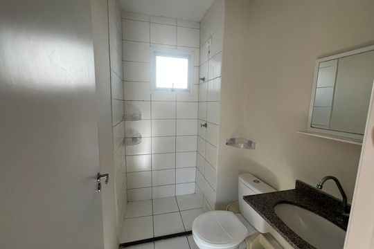 Banheiro de apartamento para alugar com 2 quartos, 42m² em JARDIM VILLAGIO GHIRALDELLI, Hortolândia