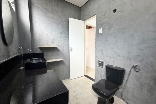Banheiro de apartamento à venda com 3 quartos, 68m² em Gutierrez, Belo Horizonte
