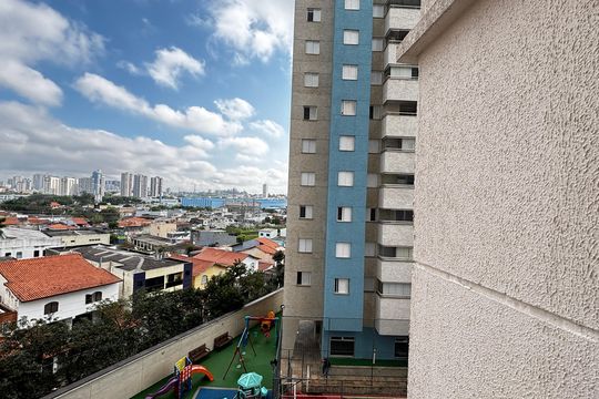 Quarto 1 Vista de apartamento para alugar com 2 quartos, 50m² em Vila Valparaíso, Santo André