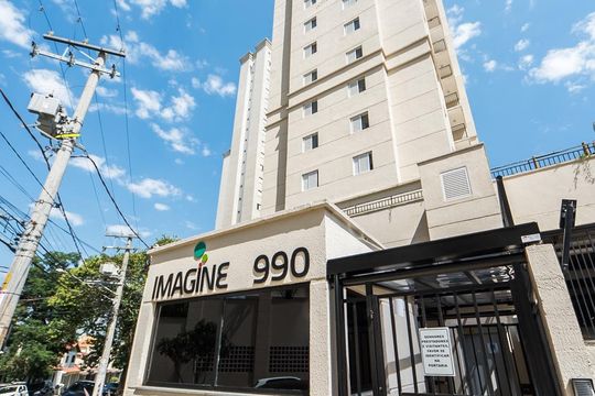 Fachada de apartamento para alugar com 2 quartos, 50m² em Vila Valparaíso, Santo André
