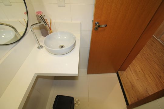 Banheiro de apartamento para alugar com 1 quarto, 34m² em Parada Inglesa, São Paulo
