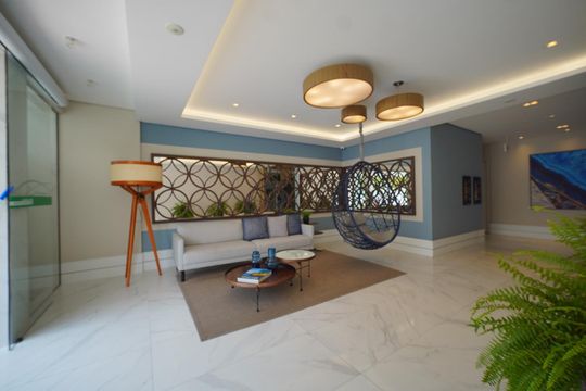 Hall de entrada de apartamento para alugar com 2 quartos, 75m² em Campinas, São José