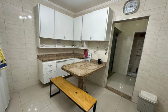 Cozinha de casa para alugar com 2 quartos, 131m² em Centro, São Vicente