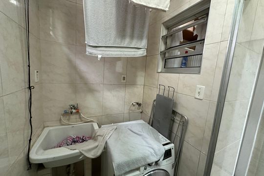 Área de Serviço de casa para alugar com 2 quartos, 131m² em Centro, São Vicente