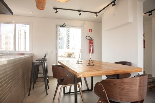 Área comum - Espaço gourmet de apartamento para alugar com 1 quarto, 27m² em Vila da Saúde, São Paulo
